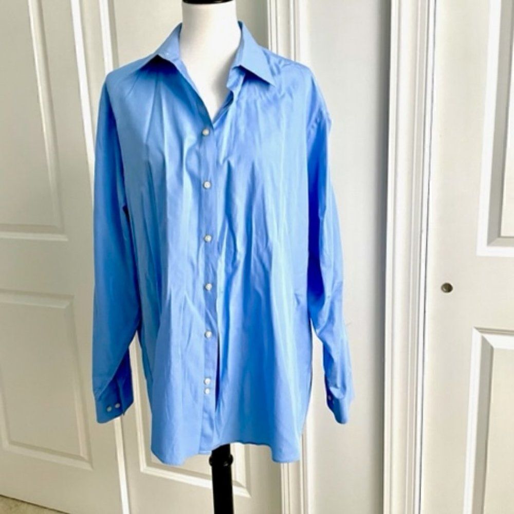 Calvin Klein Men's Long Sleeve Button Down Dress Shirt XL